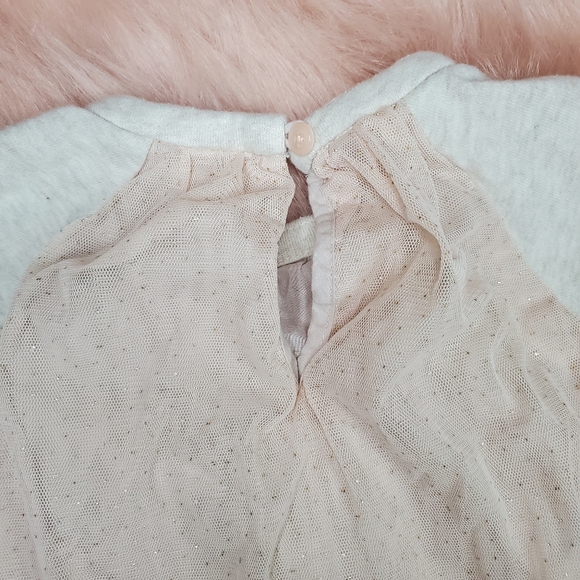 Baby Gap Shirt with Sheer Pink Glittery Overlay - Picture 5 of 8